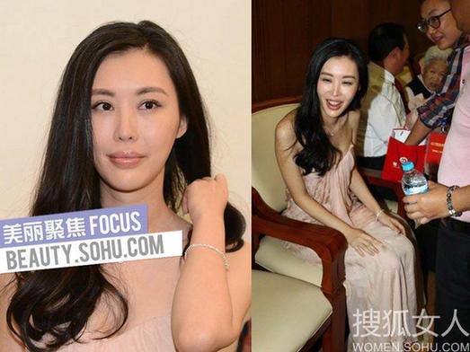 组图:王石女友田朴珺面部僵硬疑变形 为嫁豪门整容的女星
