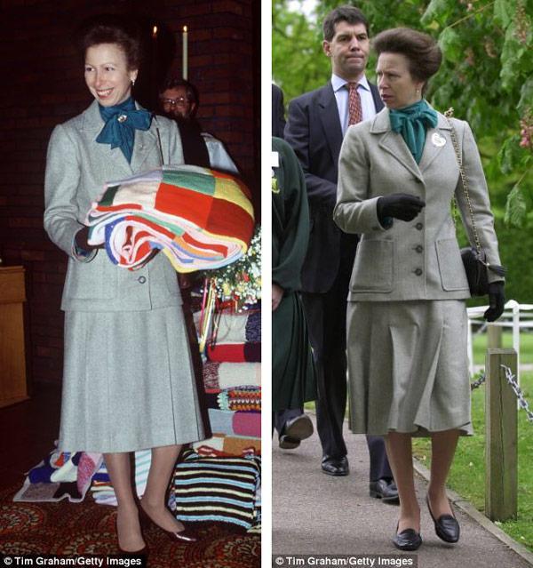 10年的西服套装,左图1991年;右图2011年